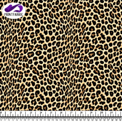 Leopard Print Fabric Background