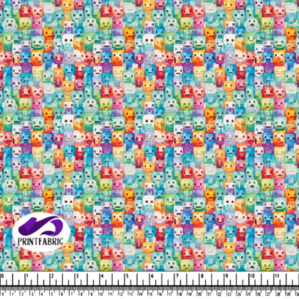 Cubes Colorés Inspirés de Minecraft