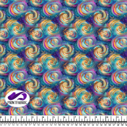 Colorful Swirls and Spirals Pattern