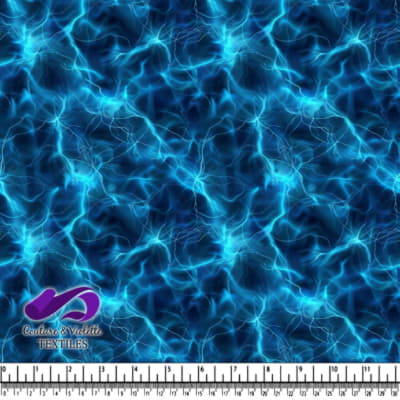 Abstract Blue Background with Electrical Wires