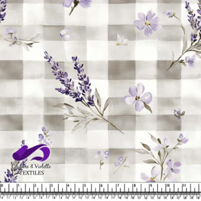 Fleurs lavande et violet clair