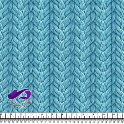 Motif de tricot bleu