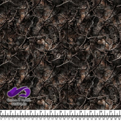 Dark forest camo pattern with intertwined tree branches