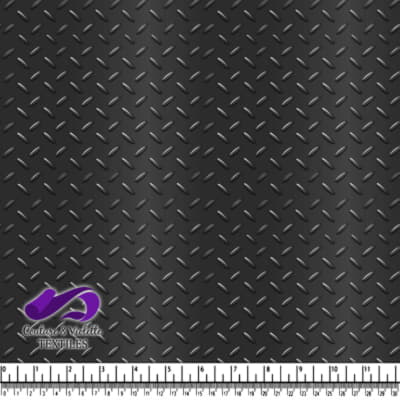 Texture de métal en plaque de diamant noire