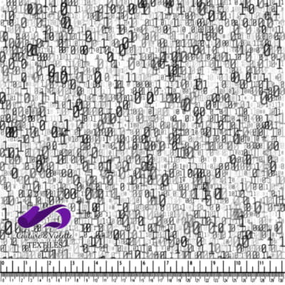 Abstract Binary Code Pattern for Digital Technology