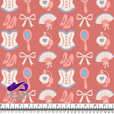 Vintage Feminine Fashion Accessories Seamless Pattern