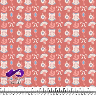 Vintage Feminine Fashion Accessories Seamless Pattern