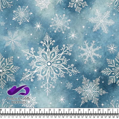 Intricate Winter Snowflake Patterns