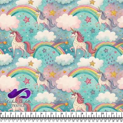 Licornes Magiques Sous les Arc-en-Ciels