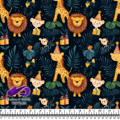 Célébration d'Anniversaire d'Animaux de la Jungle