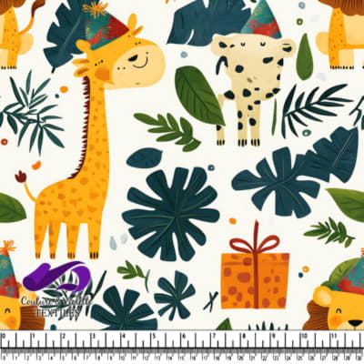 Animaux de Fête dans la Célébration de la Jungle