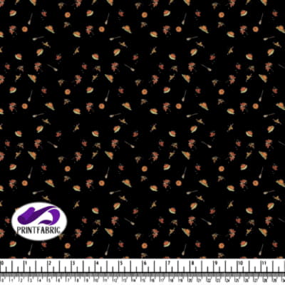 Halloween - Jolies Citrouilles sur Fond Noir