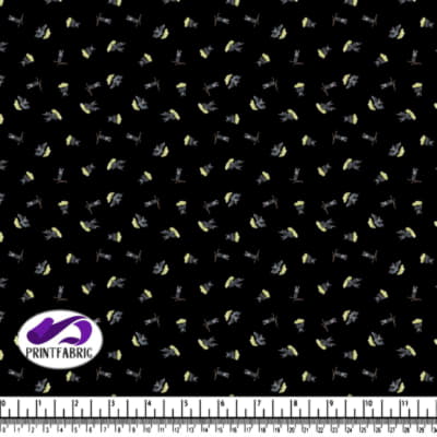 Halloween - Chauve-souris sur fond noir