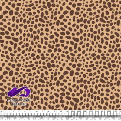 Texture animale - Dalmatien en marron et brume du désert