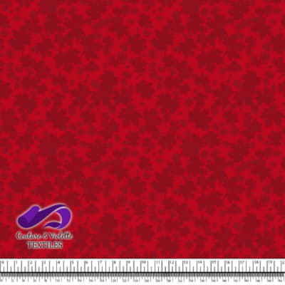 Canada 2022 - Mélange de feuilles sur fond rouge clair