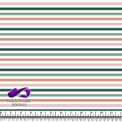 Checkerboard - Rayures pink & green