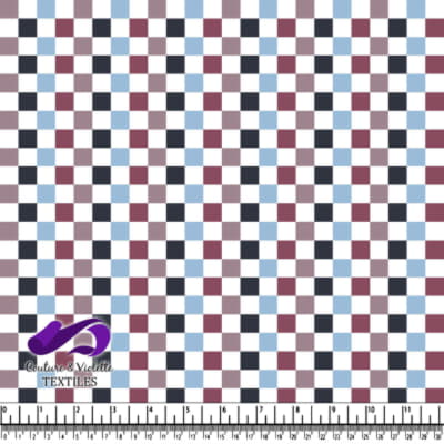 Checkerboard - Elderberry & blue color