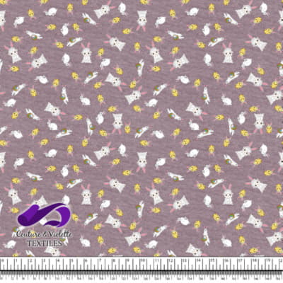 Pâques - Furets et amis sur fond texturé de Elderberry