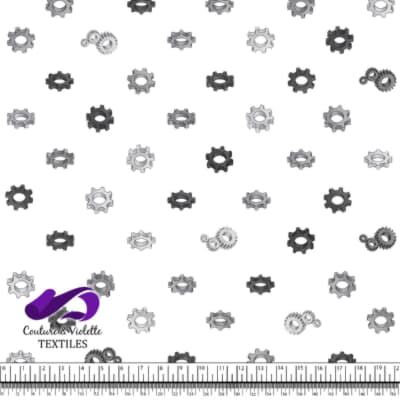 Mécanique - Minimaliste - Blanc