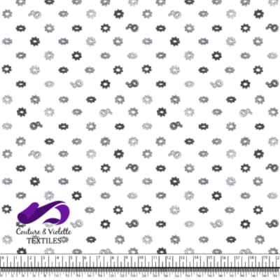 Mécanique - Minimaliste - Blanc