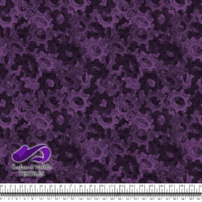 Mécanique - Texture engrenages - Meadow violet