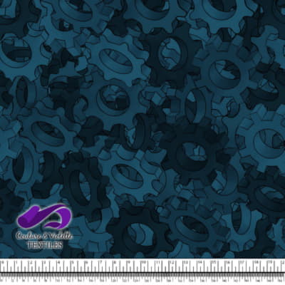 Mecanique - Texture engrenages - Midnight