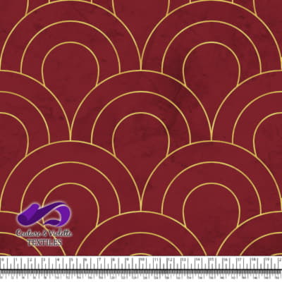 Geo art déco - Écailles dorées - Winery