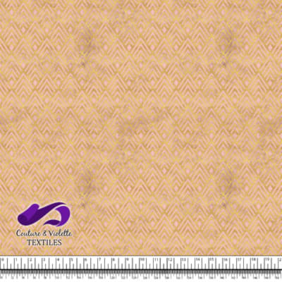 Geo art déco - Triangles dorés - First blush pink