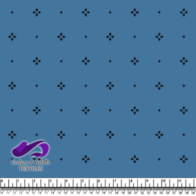 Minimaliste sérénité - pétales dusty bleu