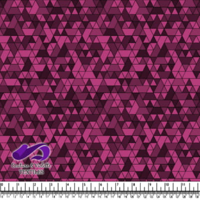 Triangles sport - noir et rose