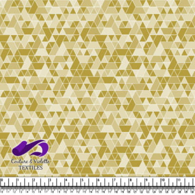 Triangles sport - blanc et jaune