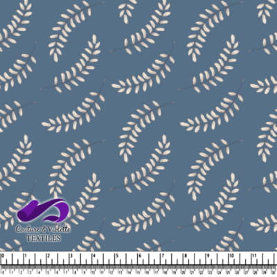 Wedgewood - Feuilles - Blue