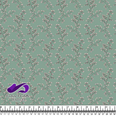 Wedgewood - Twigs - Granite green