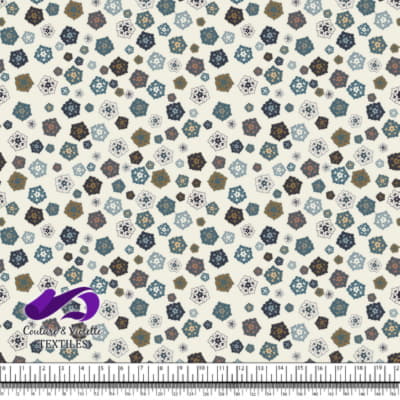 Paisley moderne - Fleurs - Cannoli cream