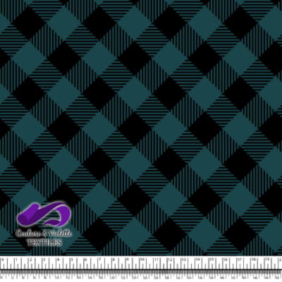 Westwood - Gingham - Deep teal