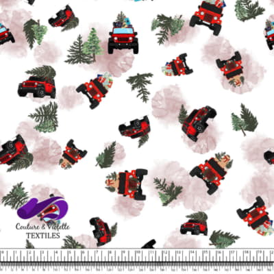 Noel country charm - 4x4 - Blanc