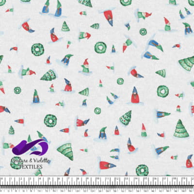 Noël country charm - Gnomes - Blanc