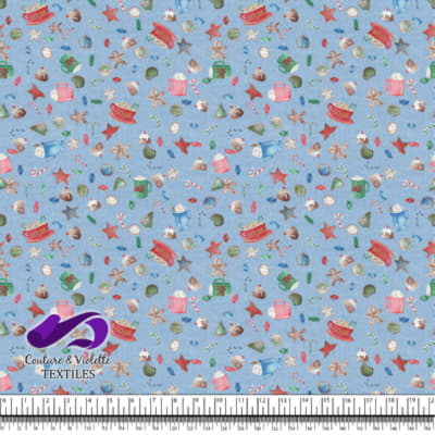 Noël country charm - Confiseries - Clear sky blue