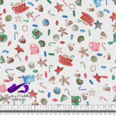 Noël country charm - Confiseries - Blanc