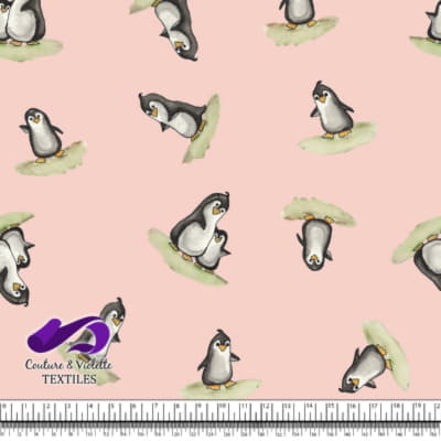 Petits animaux - Penguin - Pink cloud