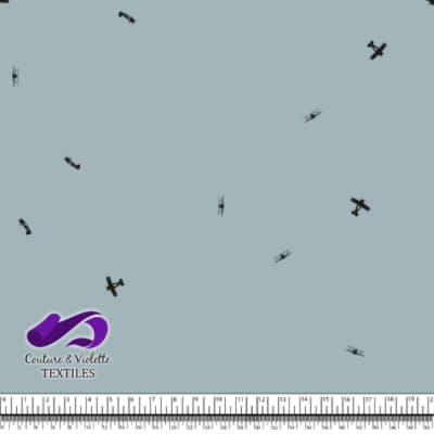 Petit aviateur - avions - nuage bleu