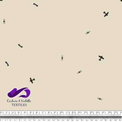 Petit aviateur - avions - nuage crème