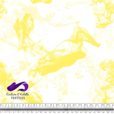 Vapeur - Jaune sur fond blanc