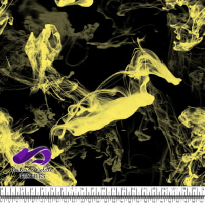 Vapeur - Jaune sur fond noir