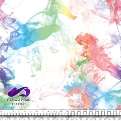 Vapeur - Arc-en-ciel sur fond blanc