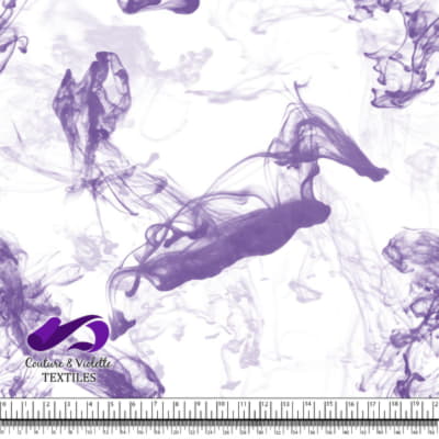 Vapeur - Violet sur fond blanc