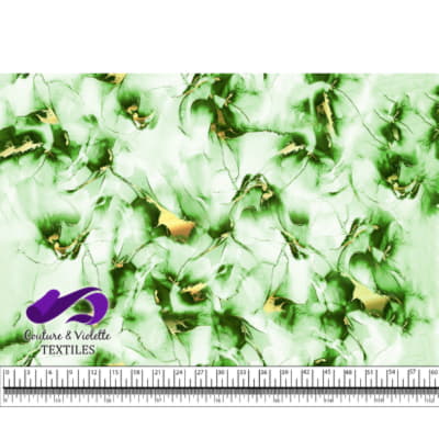 Encre - Vert avec accent doré