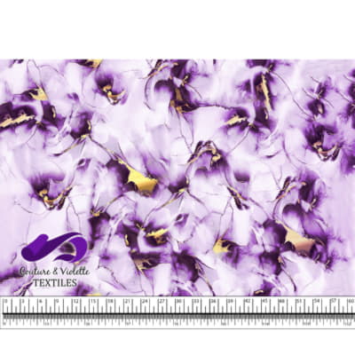 Encre - Violet avec accent doré