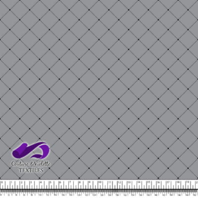 Faux matelassé - BNoir - Ultimate gray