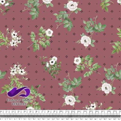 Fleurs d'Anémone - Dusty Dark Pink